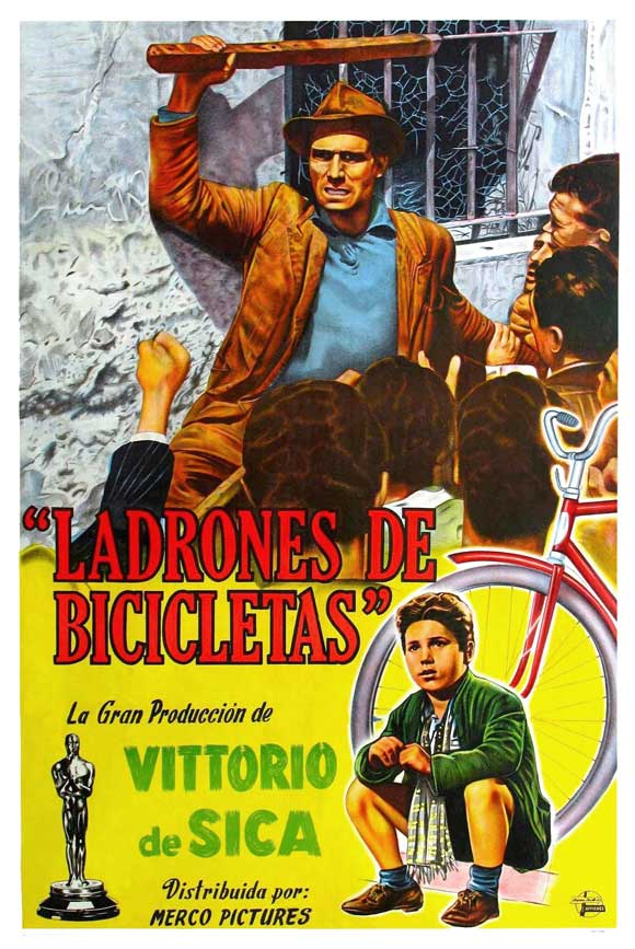 Bicycle thieves poster